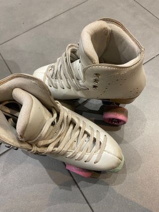 Patines Artísticos Blancos Talla 35