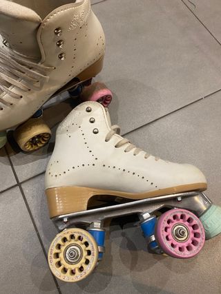 Patines Artísticos Blancos Talla 35