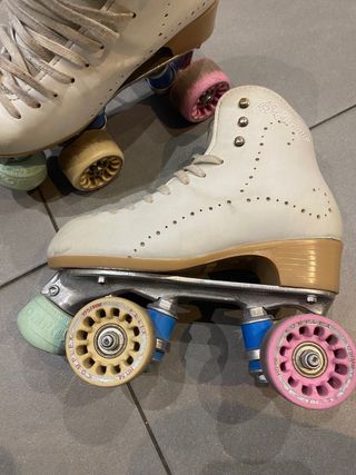 Patines Artísticos Blancos Talla 35