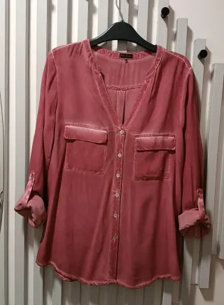 Camisa fucsia Pilar Prieto Talla S