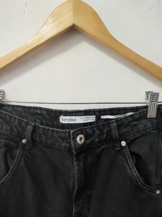 Vaquero negro Carpenter Bershka mujer Talla 36