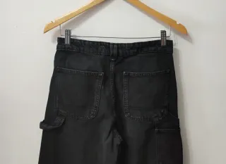 Vaquero negro Carpenter Bershka mujer Talla 36
