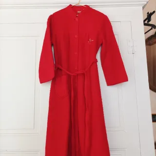 Vestaglia rossa bambina 8/9anni