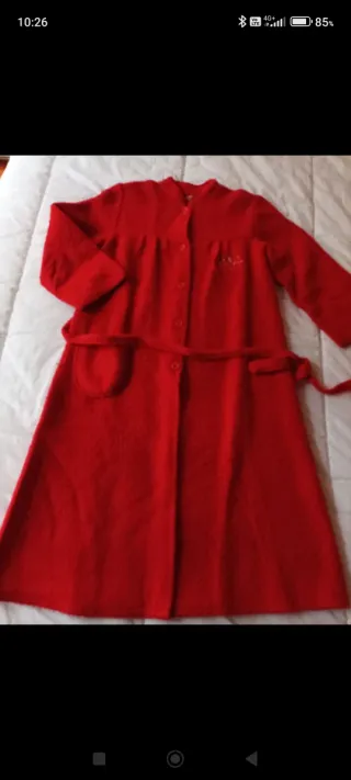 Vestaglia rossa bambina 8/9anni