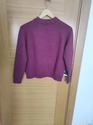 Jersey de punto morado