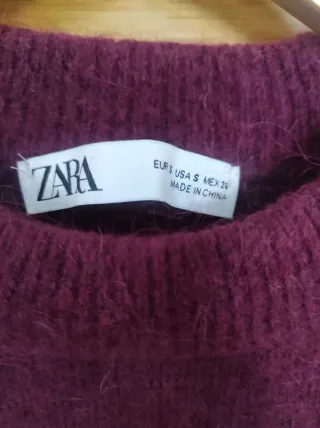 Jersey de punto morado