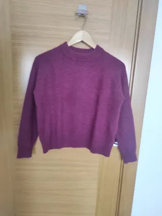 Jersey de punto morado