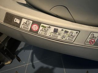 Silla Römer Britax Dualfix 360º roja