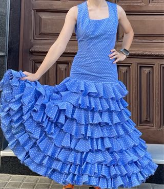 Traje de Flamenca de 10-13 años más o menos