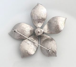 vintage statement flower brooch