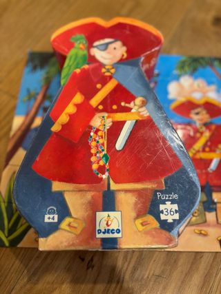Puzzle Djeco Pirata 36 piezas +4 años