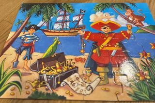 Puzzle Djeco Pirata 36 piezas +4 años