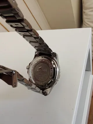 Reloj Lotus Cronógrafo Negro y Plateado