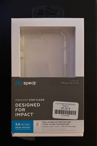 Custodia Speck Presidio per iPhone 6s/7/8 Trasparente
