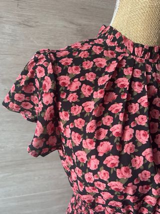 Vestido estilo baby doll floral