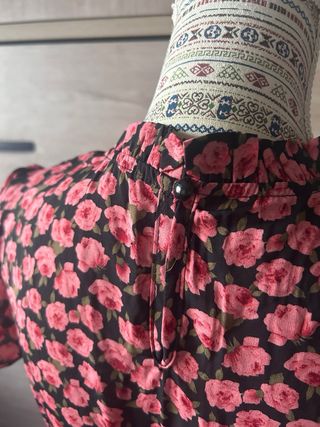 Vestido estilo baby doll floral