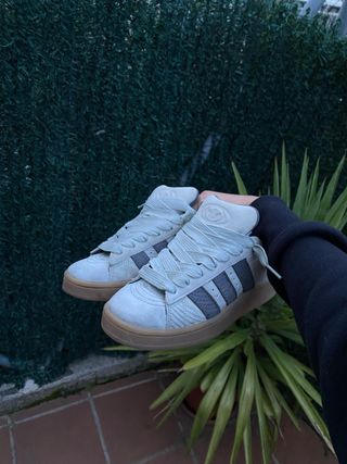 Adidas Campus Gris y Blanco