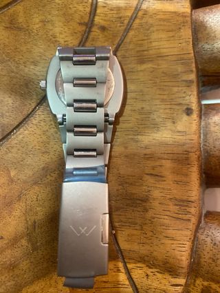 Reloj MX WATCH plateado y negro