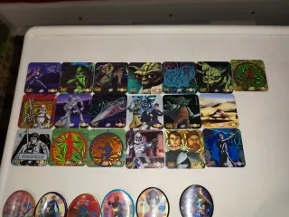 Colección Star Wars: Cartas, tazos e imanes