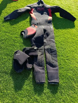 Traje de buceo semiseco SEAC S-DryHD FULL PACK TS