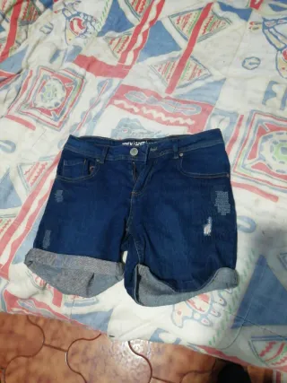 Pantalón corto vaquero mujer