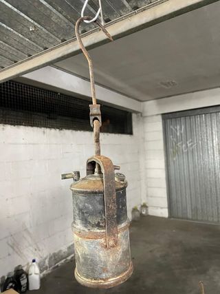 Lampada minatore antica