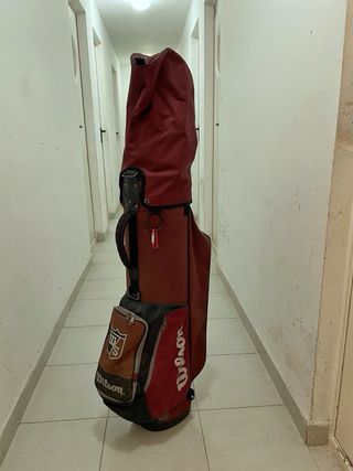 Bolsa de golf Wilson , palos para zurdos + carro