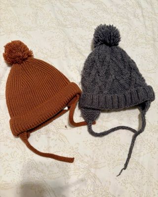 Gorros Zara (caldera  y Gris)