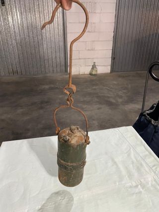 Lampada minatore antica