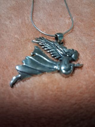 Colgante Hada con Cadena de Plata