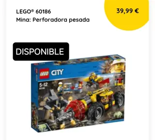LEGO 60186 Mina: Perforadora Pesada