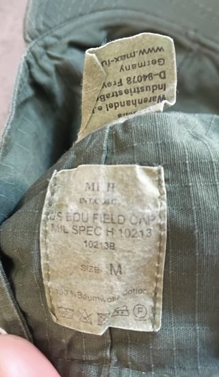 Cappello airsoft softair verde taglia M