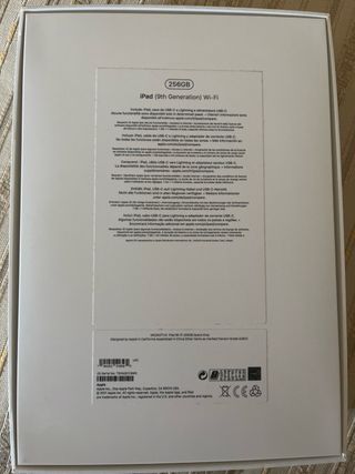 iPad 9ª Gen 256GB Grigio Siderale