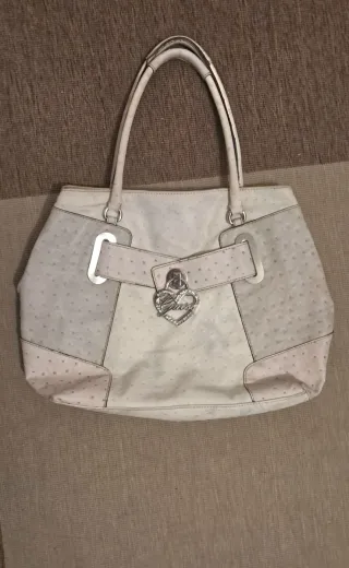 Bolso Guess Blanco y Rosa