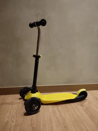 Patinete infantil 3 ruedas amarillo
