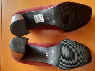 Scarpe Lorbag rosse e marroni