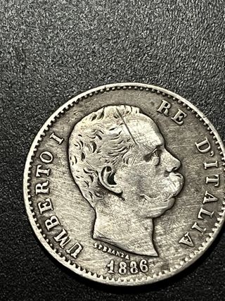 1 Lira Argento Corona Scudo