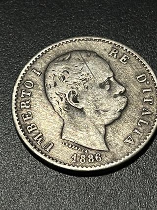 1 Lira Argento Corona Scudo