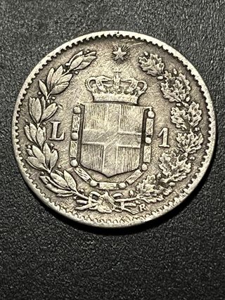 1 Lira Argento Corona Scudo