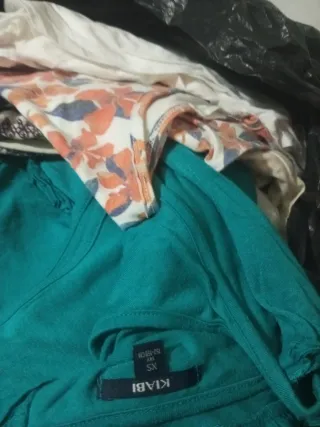 Lote Ropa Naranja y Turquesa