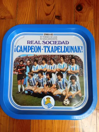 Bandeja Real Sociedad año 80-81