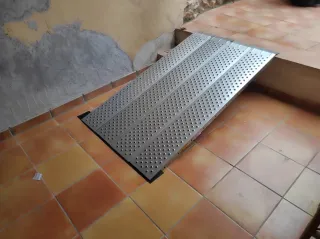 Rampa chapa acero para moto/quad