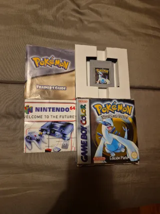 Pokémon Plata Caja ORIGINAL Game Boy Color