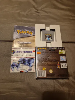 Pokémon Plata Caja ORIGINAL Game Boy Color