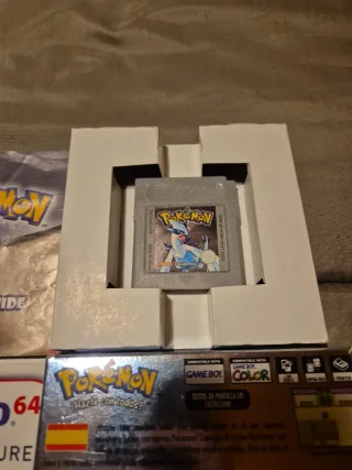 Pokémon Plata Caja ORIGINAL Game Boy Color