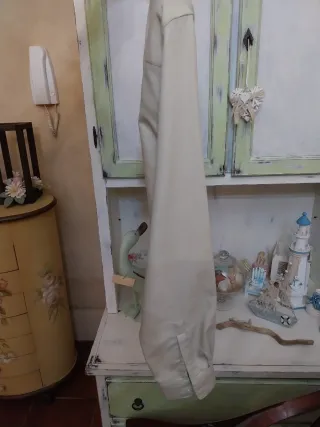 Camicia Zara uomo coreana color cammello