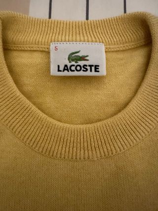 Maglietta vintage Lacoste gialla