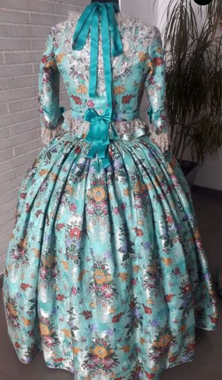 Traje de Fallera Turquesa