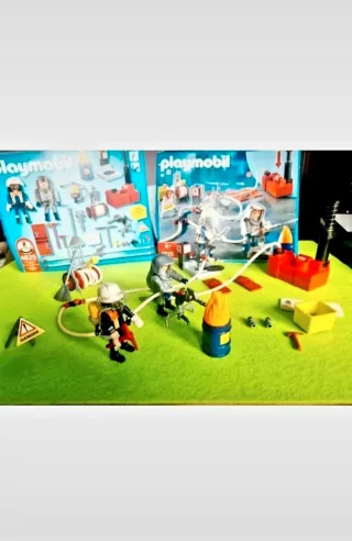 Playmobil 4825 Vigili del Fuoco con Pompa d'acqua