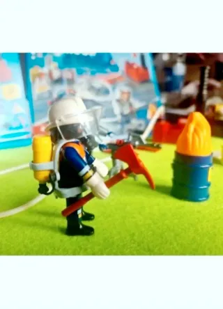 Playmobil 4825 Vigili del Fuoco con Pompa d'acqua
